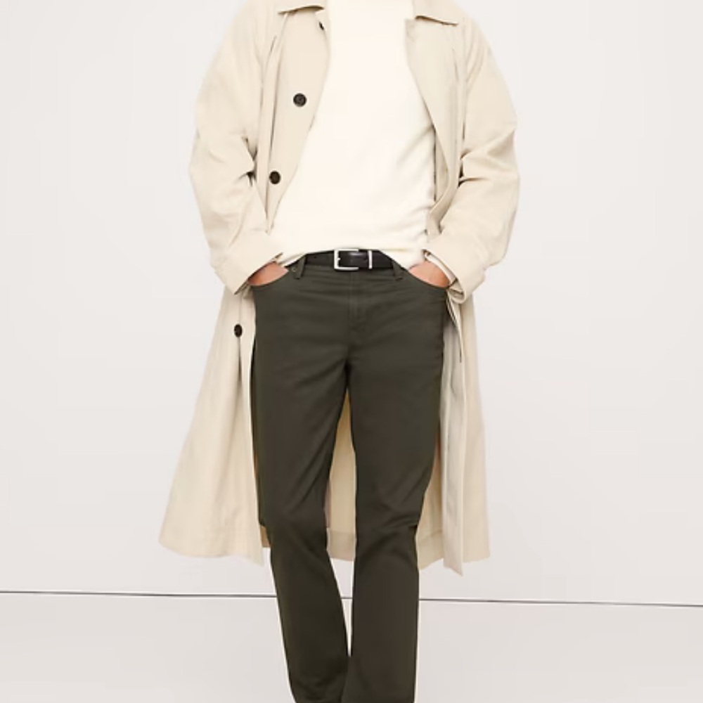Banana Republic Dark Olive Travel Jean - Picture 8 of 9